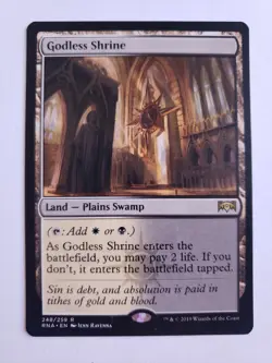 MTG Godless Shrine Ravnica Allegiance Regular NM - Image 1
