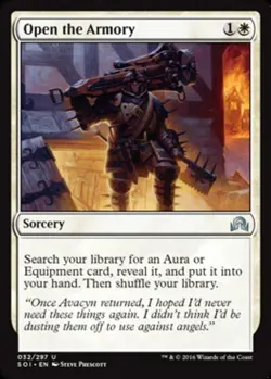 1x Open the Armory Heavy Play MTG Magic - Kid Icarus - - Image 1
