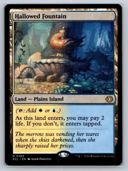 Hallowed Fountain ECL 265, Near Mint, MTG, Lorwyn Eclipsed Regular - Image 1