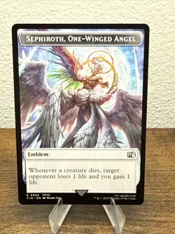 Emblem - Sephiroth, One-Winged Angel Robot Warrior Double-Sided FINAL fantasy - Image 1