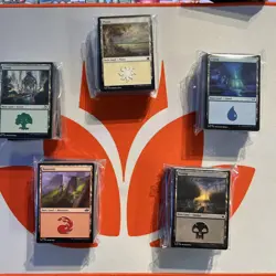 500 Basic Lands Magic The Gathering Lands - From Mixed Sets 100 Of Each Land - Image 1