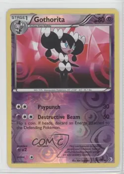 Gothorita Reverse Foil Pokemon Black & White Boundaries Crossed #76 - Image 1