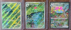 Pokemon Scarlet & Violet 151 ENG Bulbasaur Ivysaur Venusaur EX Secret Rare Lot - Image 1