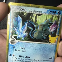 2021 Pokemon Sword Shield Celebrations Mimikyu Black Star Promo SWSH136 LOT OF 6 - Image 5