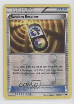 Random Receiver Reverse Foil Pokemon XY Fates Collide #109 - Image 1