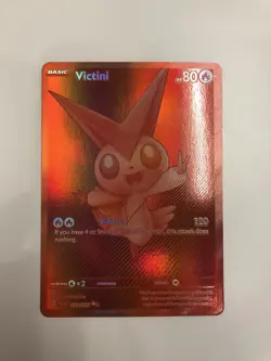 Victini Black Bolt 171/086 Red Monochrome Pokemon - Image 1