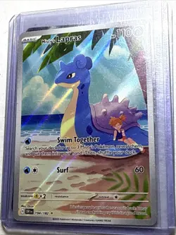 2025 Pokemon SV Destined Rivals DRI EN Misty's Lapras #194/182 - Image 1