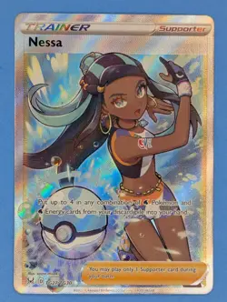 Nessa TG27/TG30 Pokemon TCG Ultra Rare SWSH11: Lost Origin Trainer Gallery NM - Image 1