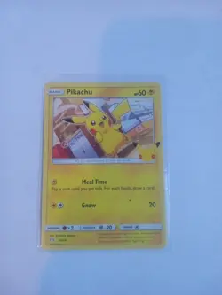 Pikachu 25/25 Non Holo Celebrations 25th Anniversary McDonald's Pokemon TCG NM - Image 1