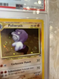 2001 Pokemon Neo Discovery Poliwrath PSA 9 Mint W/swirl - Image 2