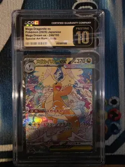 Pokemon Mega Dragonite ex 246/193 Special Art Rare Holo Japanese CGC 10 Pristine - Image 1