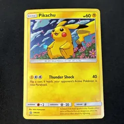 Pikachu SM206 Sm Holo Black Star Promo Pokemon - Image 1