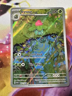 Ivysaur 167/165 Scarlet & Violet 151 Pokemon TCG Brand New NM Illustration Rare - Image 1