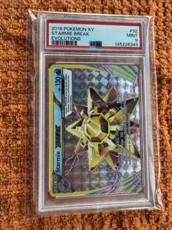 The Pokemon Company Starmie BREAK Evolutions 32/108 Holo Rare PSA 9 - Image 1