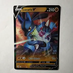Pokemon Lucario V Fusion Strike 146/264 Ultra Rare Holo Basic English - Image 1