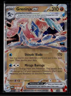 Pokemon 2024 Twilight Masquerade Greninja EX RR #106/167 - Image 1