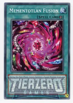 Yugioh LEDE-EN063 Mementotlan Fusion Common 1st Edition NM/LP - Image 1