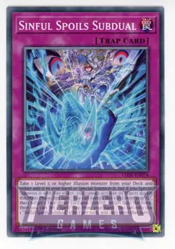Yugioh LEDE-EN074 Sinful Spoils Subdual Common 1st Edition NM/LP - Image 1