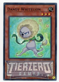 Yugioh LEDE-EN097 Dandy Whitelion Super Rare 1st Edition NM/LP - Image 1