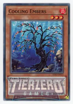 Yugioh LEDE-EN033 Cooling Embers Common 1st Edition NM/LP - Image 1