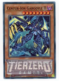 Yugioh LEDE-EN021 Centur-Ion Gargoyle II Common 1st Edition NM/LP - Image 1