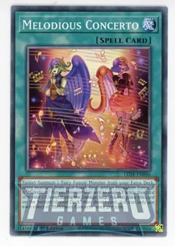 Yugioh LEDE-EN056 Melodious Concerto Common 1st Edition NM/LP - Image 1