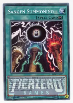 Yugioh LEDE-EN059 Sangen Summoning Common 1st Edition NM/LP - Image 1