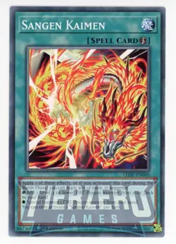 Yugioh LEDE-EN060 Sangen Kaimen Common 1st Edition NM/LP - Image 1