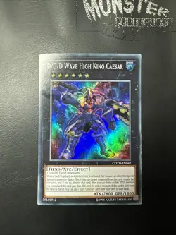 YUGIOH D/D/D WAVE HIGH KING CAESAR SUPER RARE COTD-EN042 - Image 1