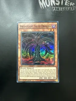 YUGIOH PREDAPLANT SQUID DROSERA SUPER RARE FUEN-EN008 1ST EDITION - Image 1