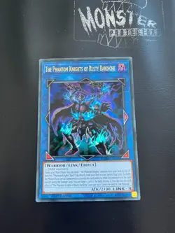 YUGIOH THE PHANTOM KNIGHTS OF RUSTY BARDICHE ULTRA RARE LEHD-ENC00 1ST EDITION - Image 1