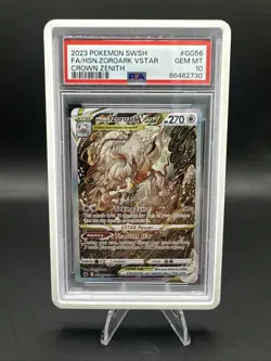 PSA 10 Gem Mint Pokemon SWSH FA/HSN.Zoroark Vstar Crown Zenith #GG56 - Image 1