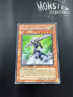 YUGIOH SILENT SWORDSMAN LV5 SECRET RARE EEN-ENSE4 LIMITED EDITION - Image 1