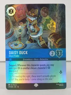 Daisy Duck - Ghost Finder - EPIC - Whispers in the Well - LORCANA #217 -A - Image 1