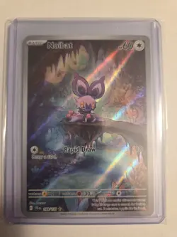 Noibat Illustration Rare Pokemon TCG Card #169/159 Sv09: Journey Together - Image 1