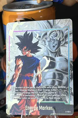 Dragon Ball Super Card Game Son Goku Energy Marker Alternative Art Foil Gold - Image 1