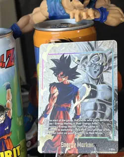 Dragon Ball Super Card Game Son Goku Energy Marker Alternative Art Foil Gold - Image 2