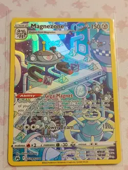 Pokemon TCG Magnezone Holo Rare Card Crown Zenith: Galarian Gallery GG18/GG70 - Image 1