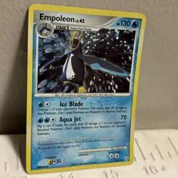 Empoleon LV.42 Pokemon TCG #4/130 Diamond & Pearl Holo Rare Card HP - Image 2