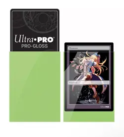 120 Ultra Pro GLOSS LIME GREEN DECK PROTECTOR Small Card Sleeves Yugioh Gaming - Image 3