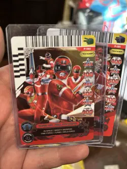 Power Rangers Forever Red Set Of 2 Promo Action Card Game Mighty Morphin - Image 3