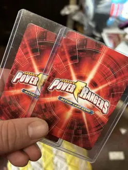 Power Rangers Forever Red Set Of 2 Promo Action Card Game Mighty Morphin - Image 4