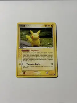 2005 Pokemon Card - Ditto (Pikachu) 63/113 - Vintage Rare Ex Delta Species - Image 1