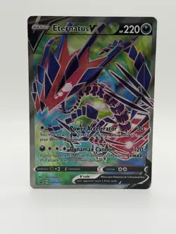 Eternatus V SWSH044 Promo Holo 220 HP Basic Pokemon Card Sword & Shield English - Image 1