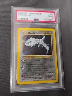 9 MINT Steelix 2000 Neo Genesis 15/111 Holo Pokemon Card - Image 1