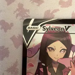 Pokemon Sylveon V Full Art Ultra Rare Rapid Strike Holo TG14/TG30 Swsh09 Card - Image 2