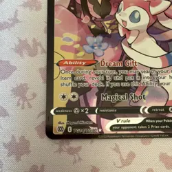Pokemon Sylveon V Full Art Ultra Rare Rapid Strike Holo TG14/TG30 Swsh09 Card - Image 5