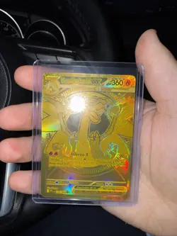 Pokemon TCG Charizard Gold Foil Card 130/094 Hyper Rare Mint Condition - Image 1