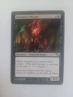 Corrosive Mentor Magic The Gathering Shadowmoor #61 Uncommon MTG TCG CCG - Image 1