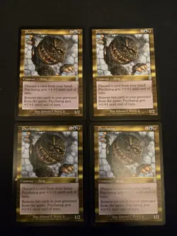 Psychatog x4 - Playset LP/ NM + Free Tracking - Image 1